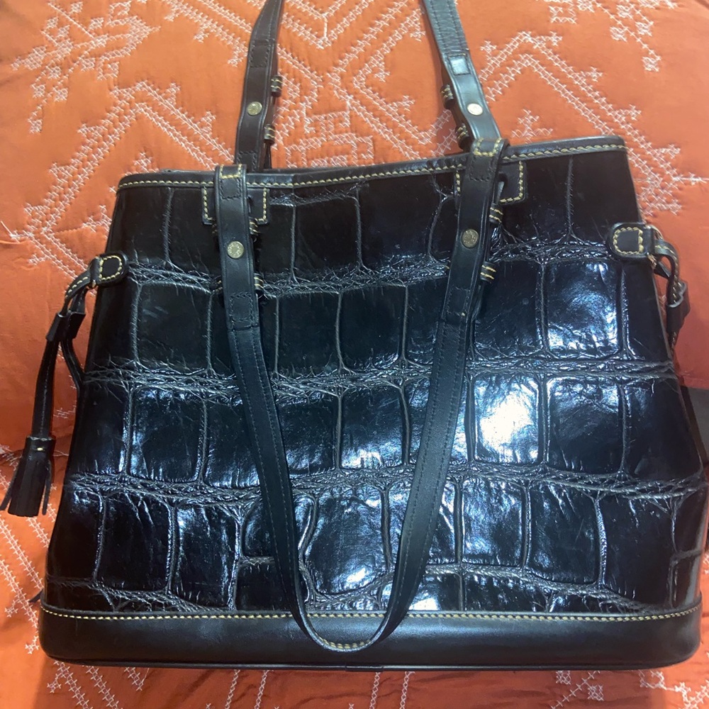 Dooney and Bourke Croc Embossed Tote